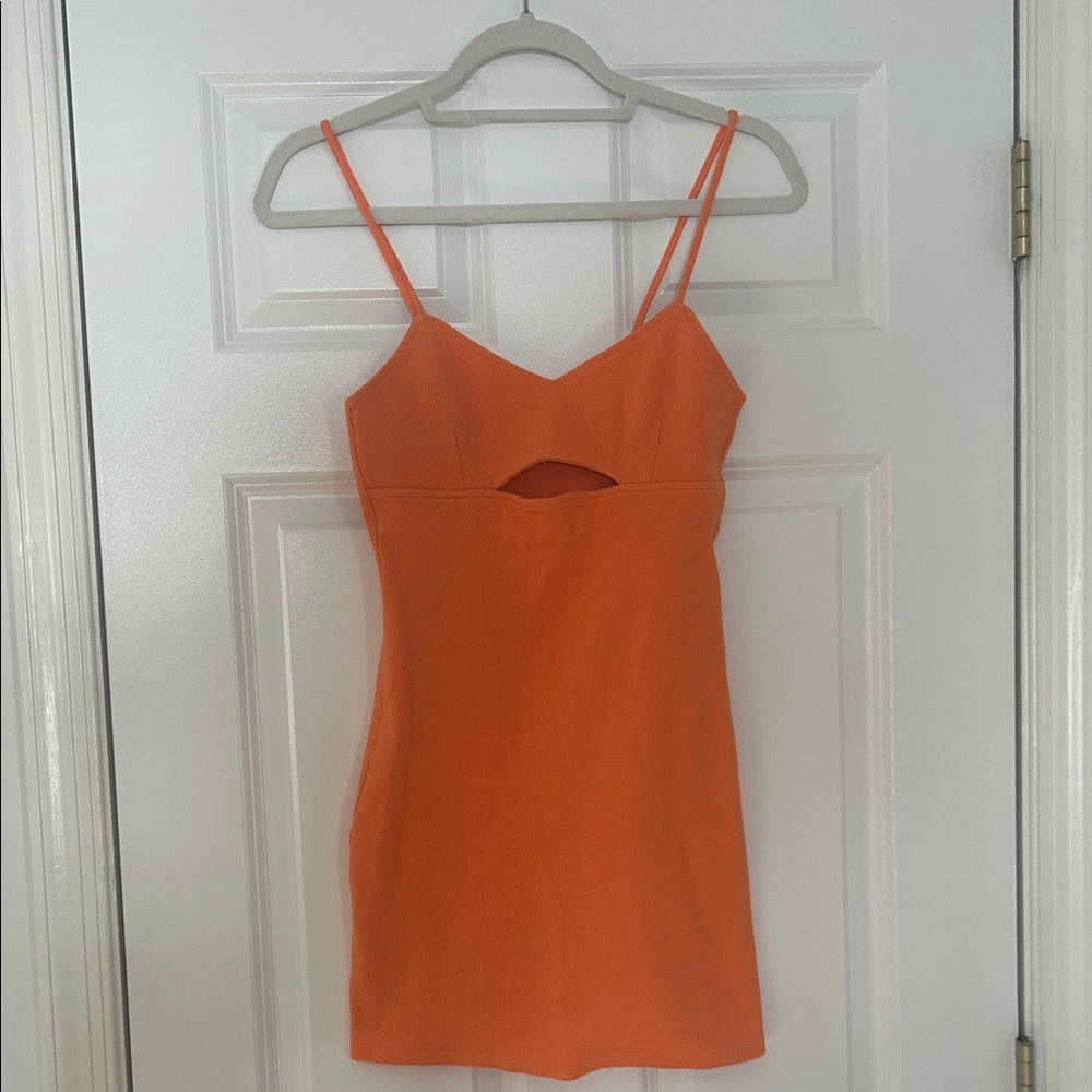 BB Dakota by Steve Madden Vibrant Orange Knitwear Mini Dress